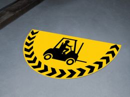 Forklift Floor Graphic Marker