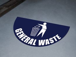 General Waste Floor Graphic Marker