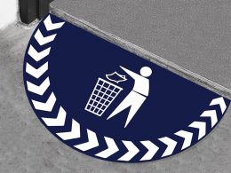 General Waste Symbol Floor Graphic Marker