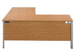 Django l outlet shaped executive desk