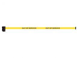 Out Of Service Retractable Barrier