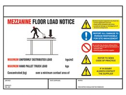 Weight Load Notices