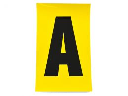 Yellow Self Adhesive Numbers & Letters