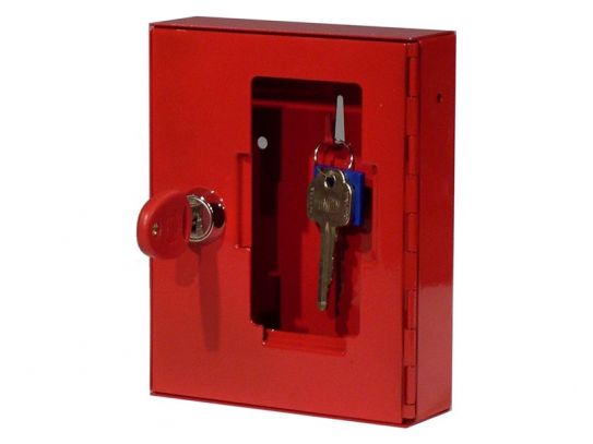 Glass Emergency Key Box with Cylinder Lock