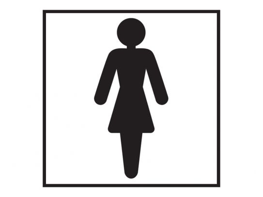 Female Washroom Sign