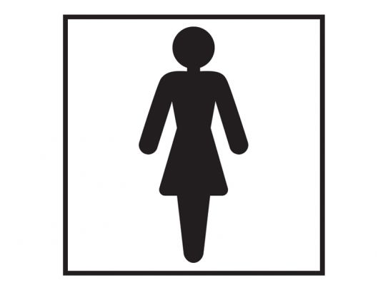Female Washroom Sign