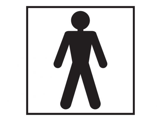 Male Washroom Sign