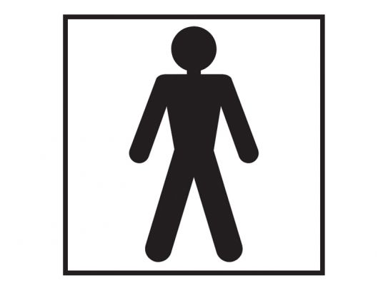 Male Washroom Sign