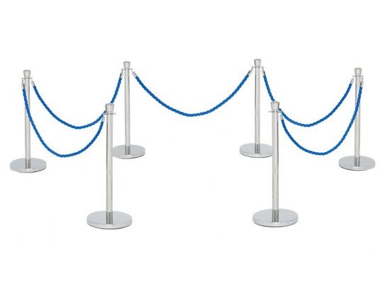 Rope and Post Barrier