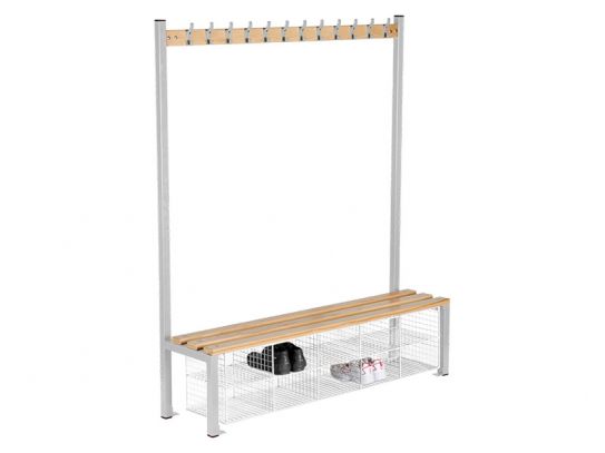 Single Sided Cloakroom Bench