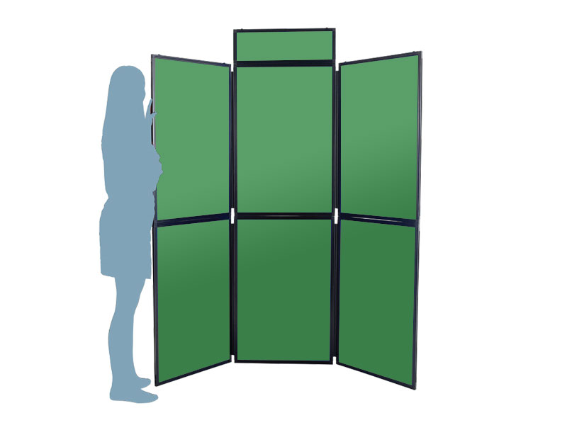 Floor Standing Display Boards (Green, 6)