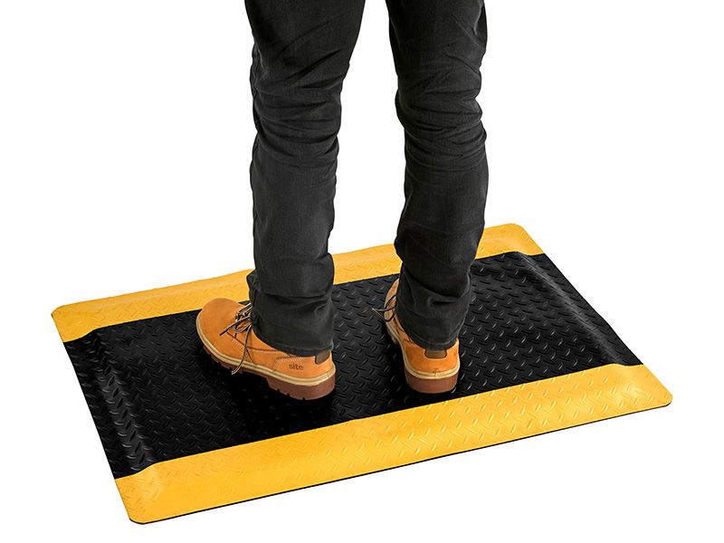 Fatigue Matting (1500 x 900, Black/Yellow)