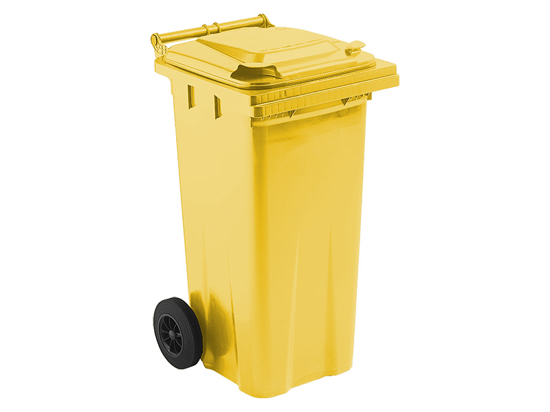 Wheelie Bin (120L, Yellow)
