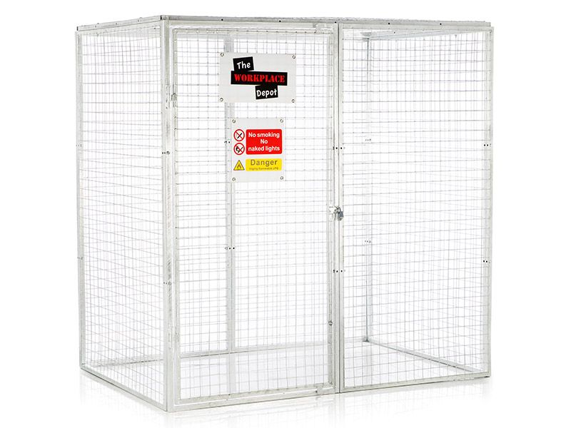 Gas Bottle Storage Cage (1830H x 1800W x 1250D)