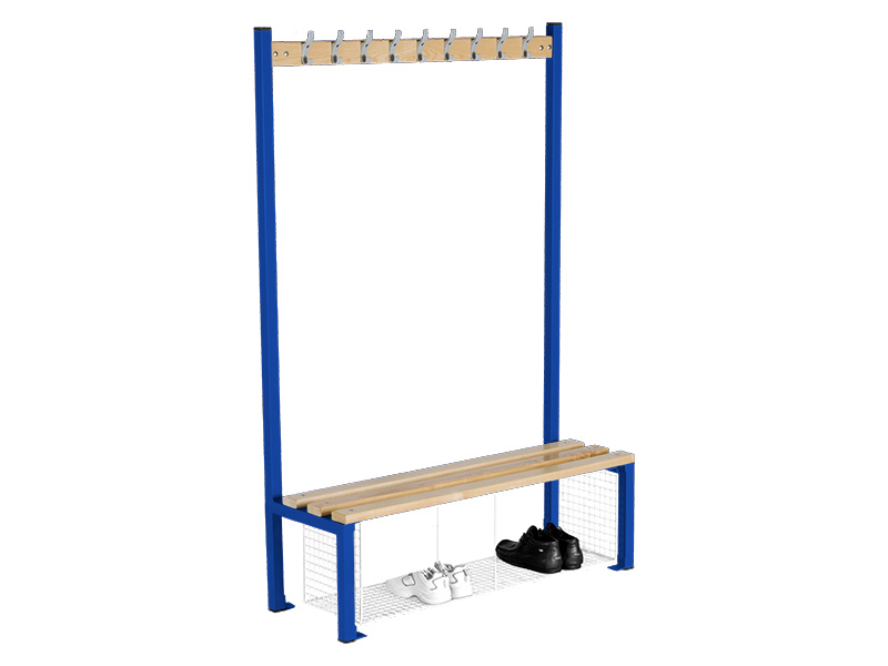 Cloakroom Bench Seating (1200, Blue)