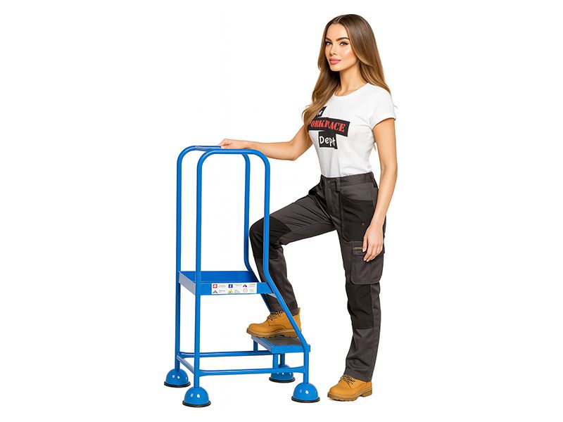 Portable Steps (565mm 2 Tread, Flat Packed)