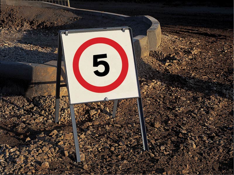 Economy Works Traffic Signs (Ahead Only - Circular)