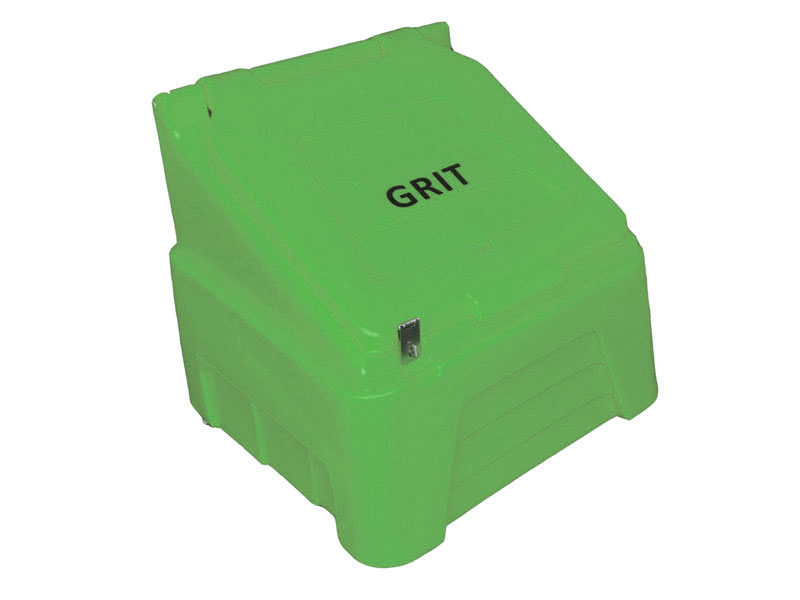 Heavy Duty 7 Cubic Feet Grit Bin (Grit bin no salt, Green)