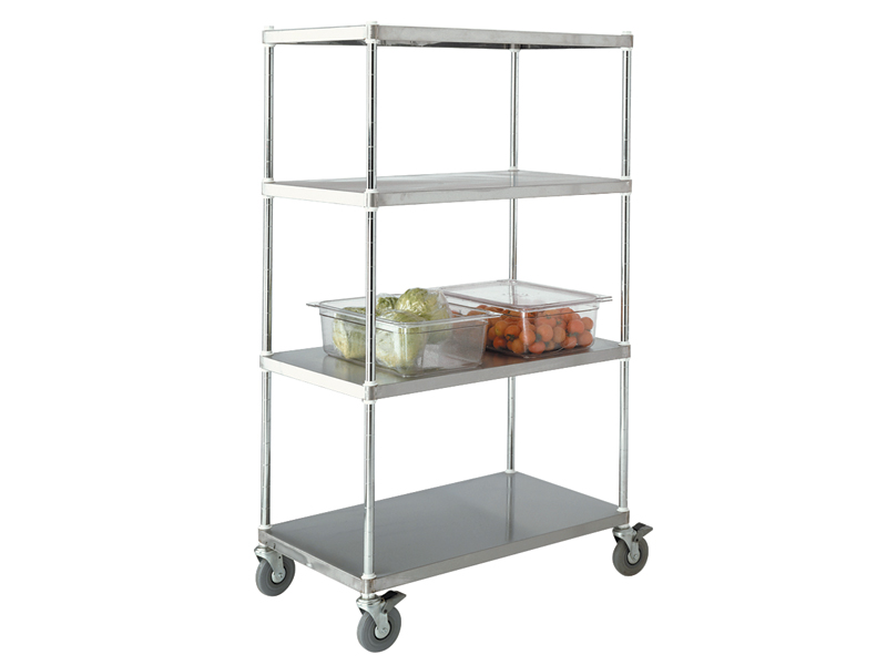 Stainless Steel Kitchen Solid Shelving (1700 x 1200, 450)