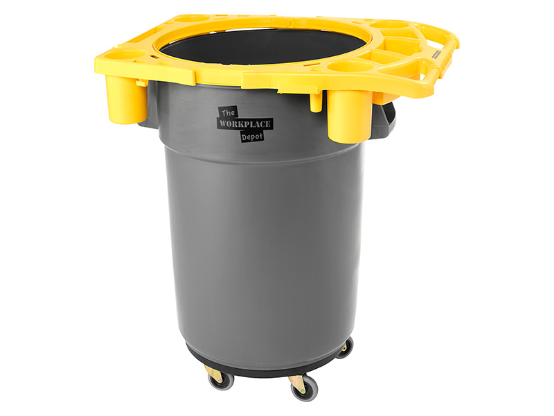 Rolling Bin with Rim Caddy (180L Bin, Rim Caddy & Dolly)