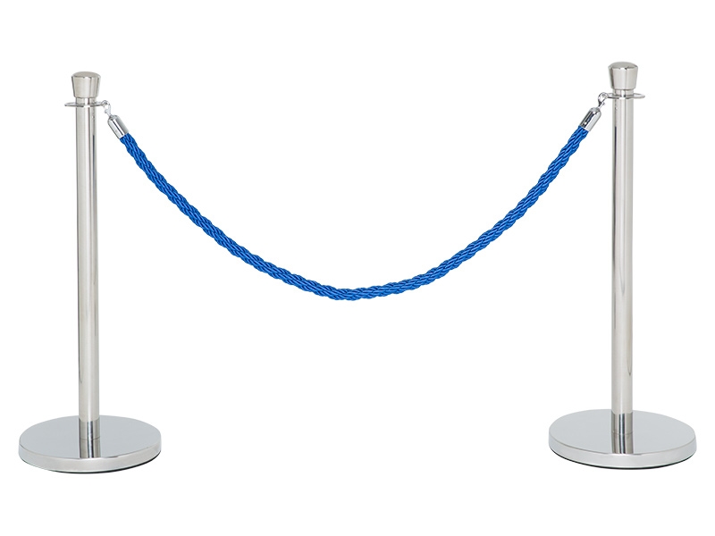 VIP Rope Barrier (2 Posts, Blue)