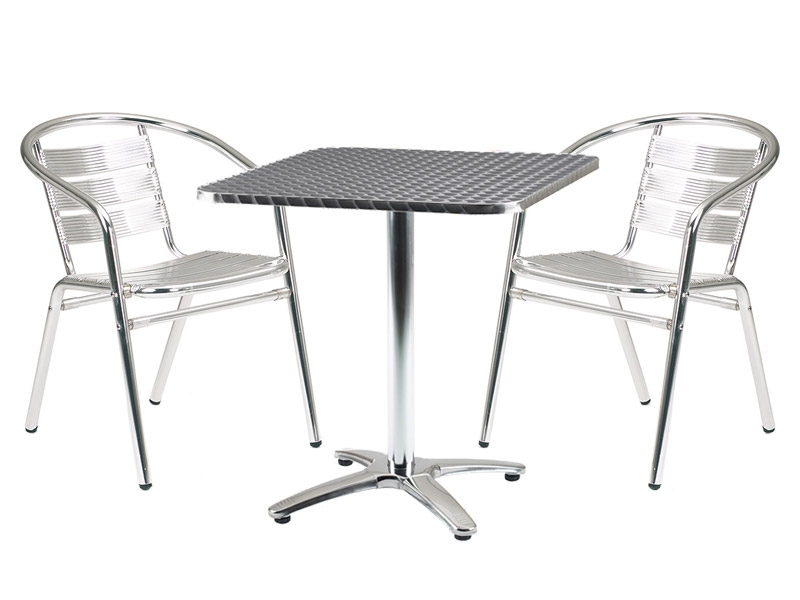 Rio Square Cafe Furniture (Table with 2 x Armchairs)