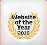 WEBSITE OF THE YEAR 2016 FINALIST