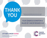 CANCER RESEARCH UK DONATION