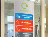 Recycling bins from the Workplace Depot