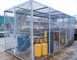 Mesh wire security cages