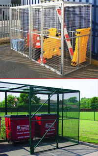 Uses of mesh security cages