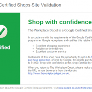 Google Certified Shop