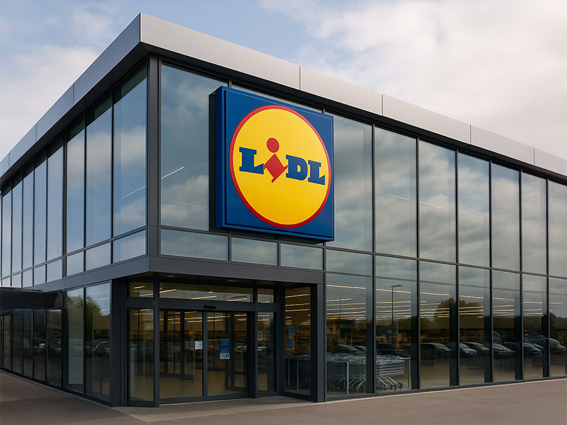 Lidl superstore (5 minutes walk away)