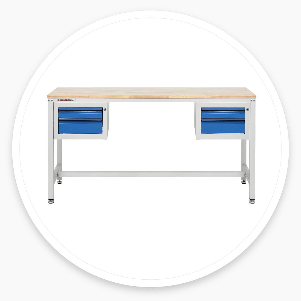 Industrial Workbench Table