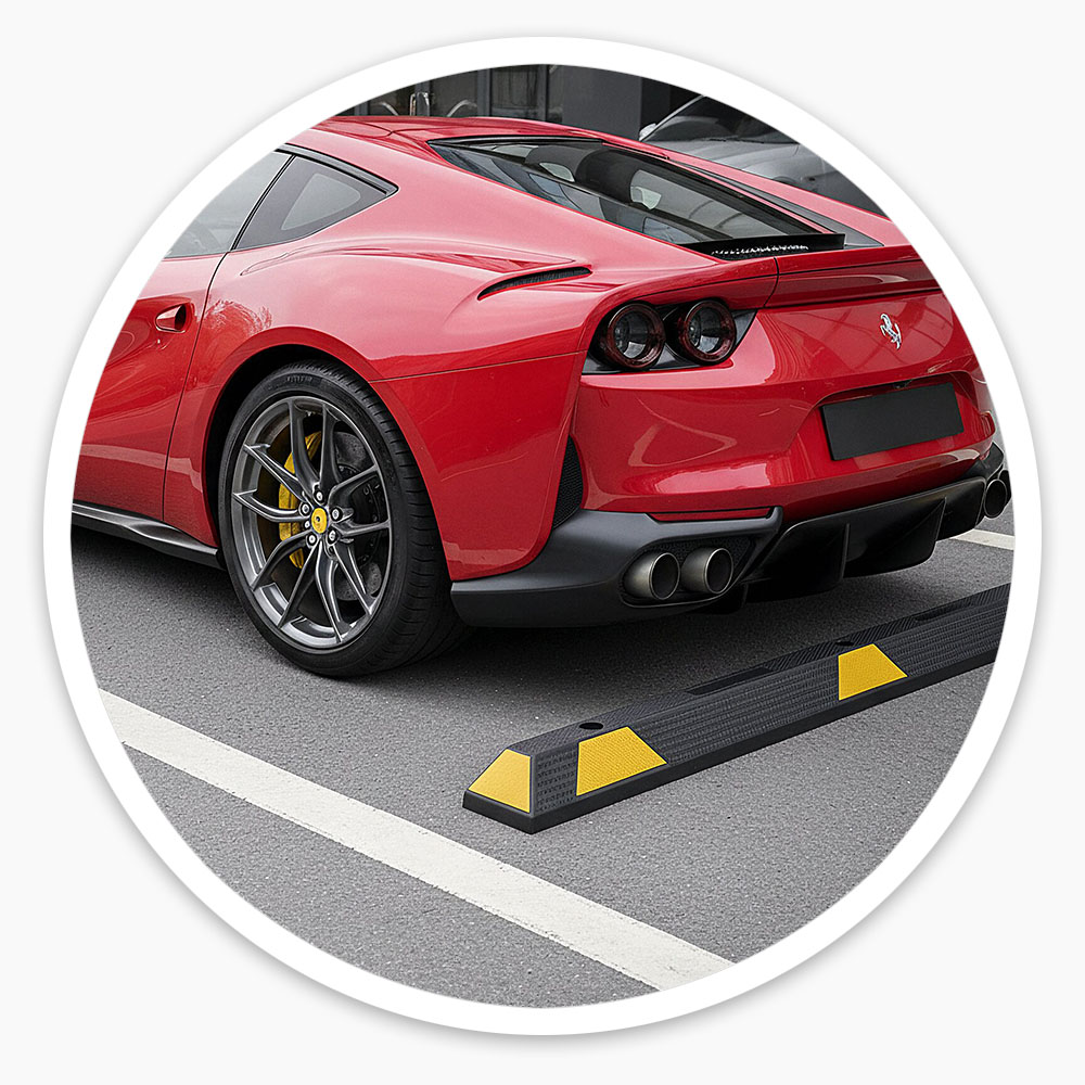 Rubber Parking Kerbs