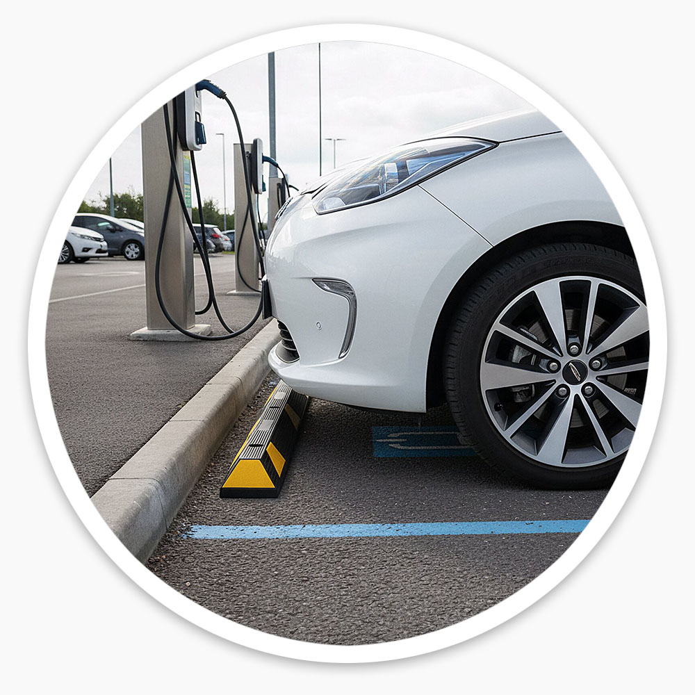 Rubber Parking Kerbs