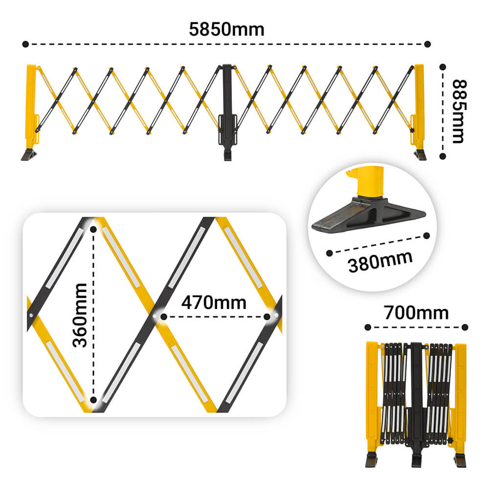 Plastic Safety Barrier