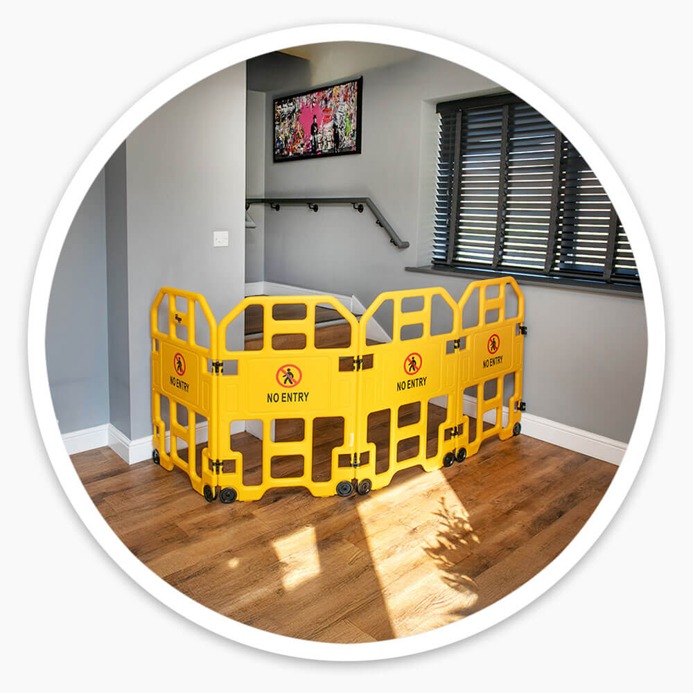 Folding Maintenance Barricade