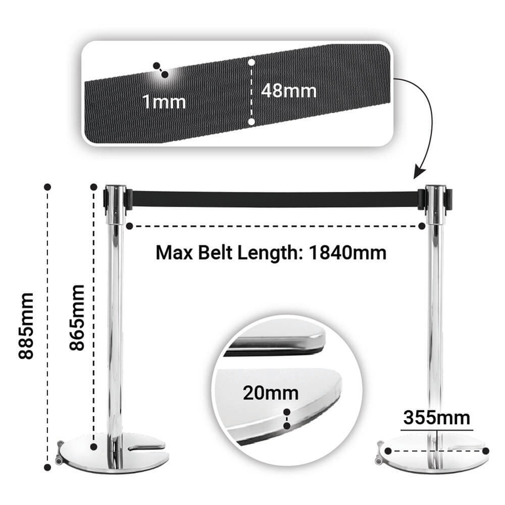 Roller Belt Barrier