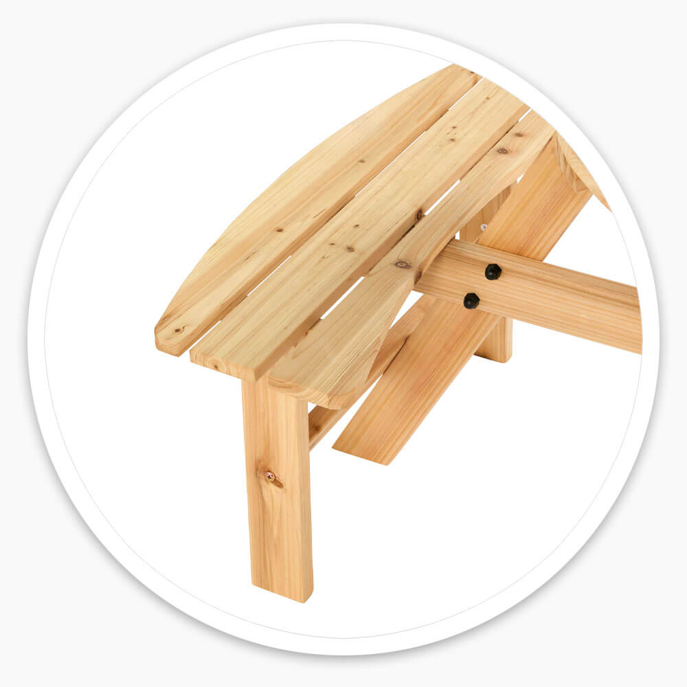 6 Seater Round Bench