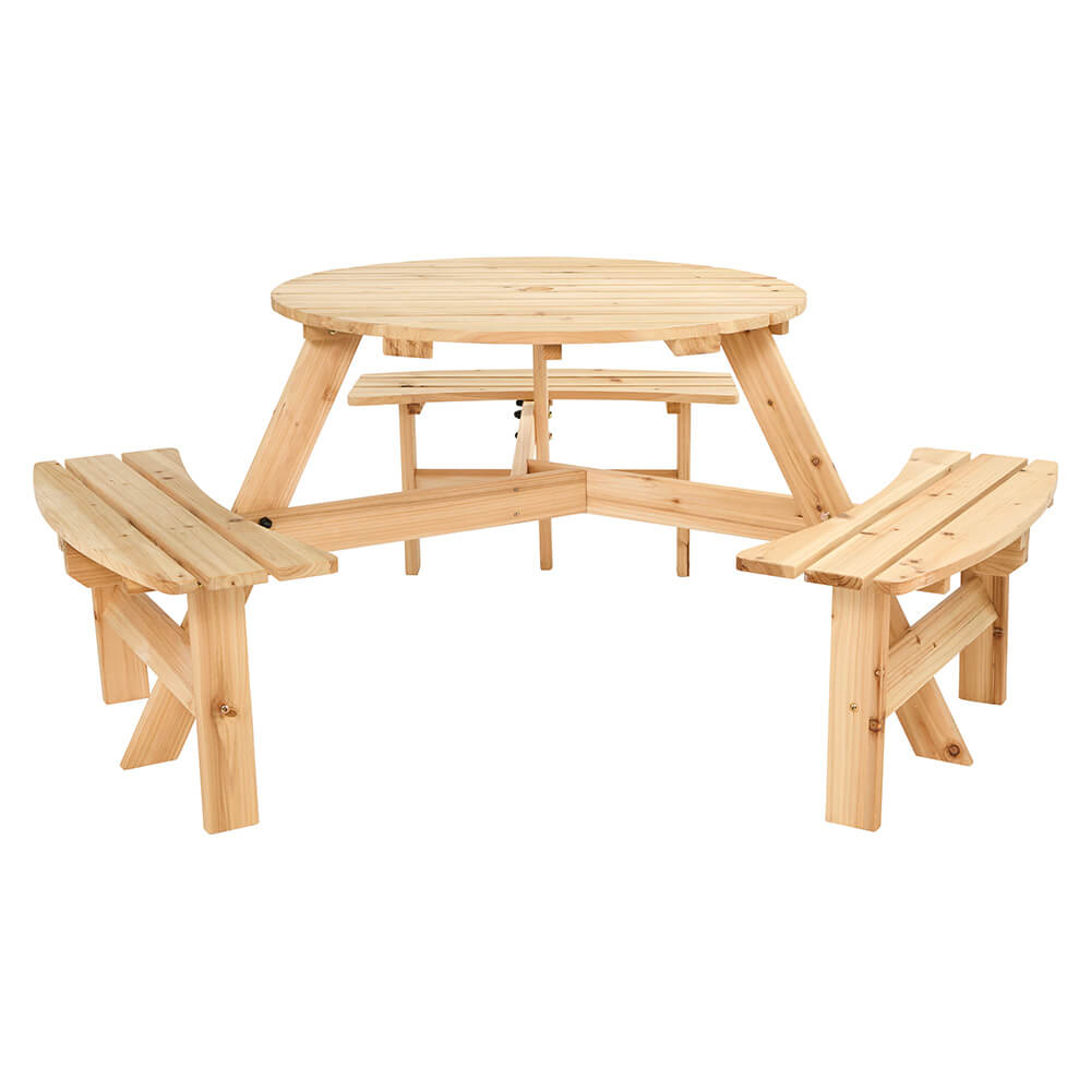 6 Seater Round Bench