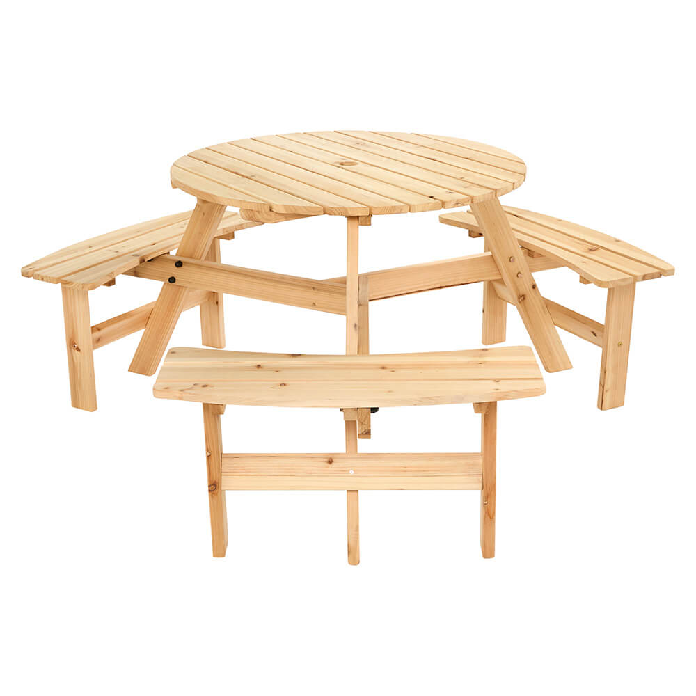 6 Seater Round Bench