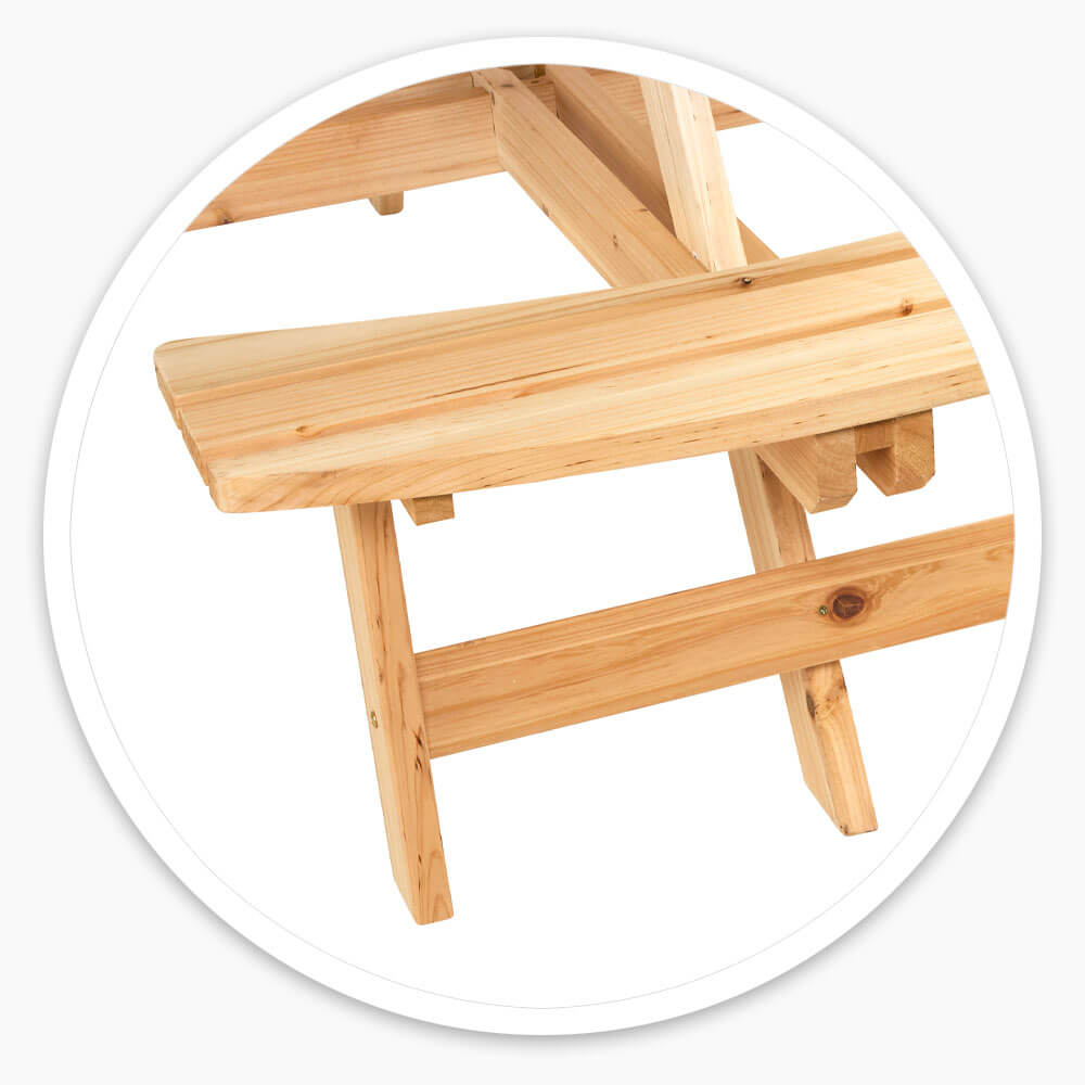 8 Seater Outdoor Bench