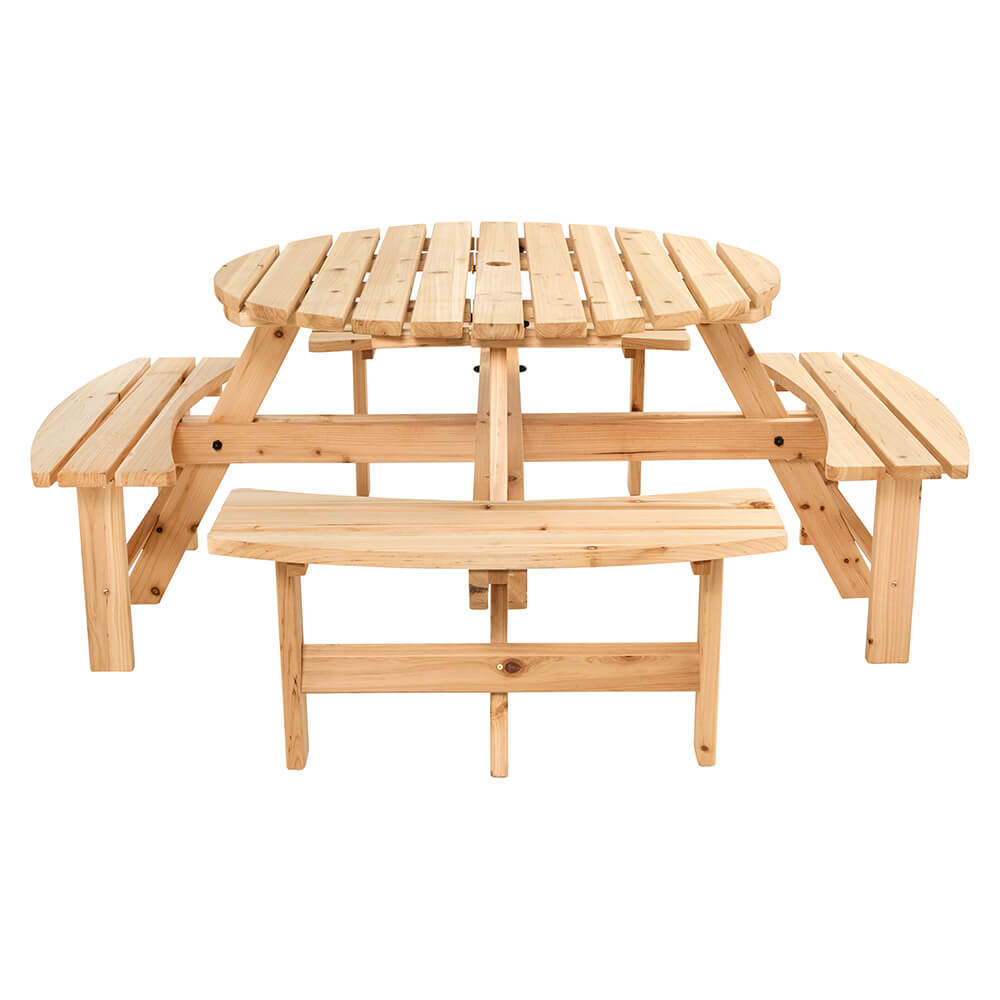 8 Seater Outdoor Bench