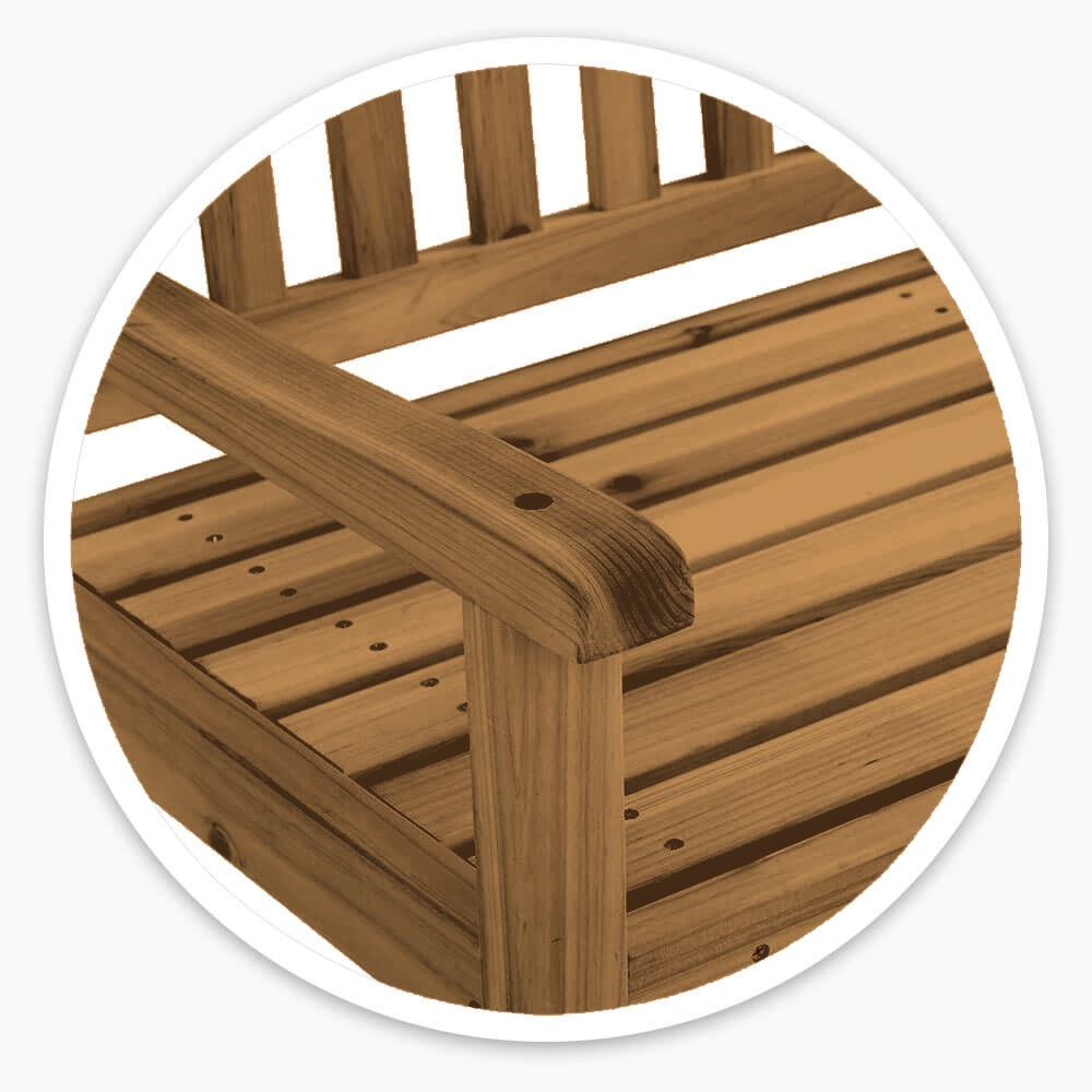 Walnut Wooden Bench