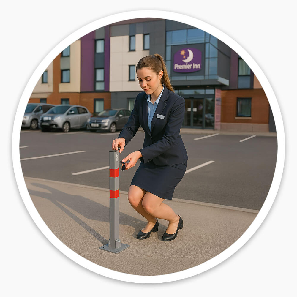 Folding Security Barrier