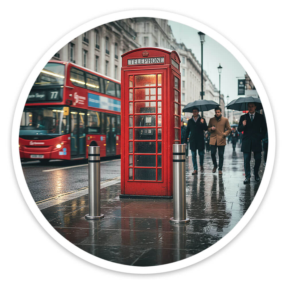 Flat Top Stainless Steel Bollard