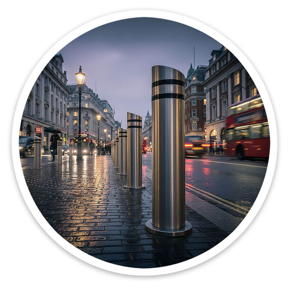 Mitre Top Steel Bollard