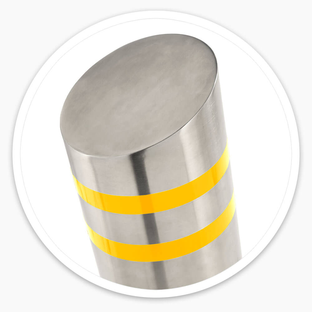 Mitre Top Steel Bollard