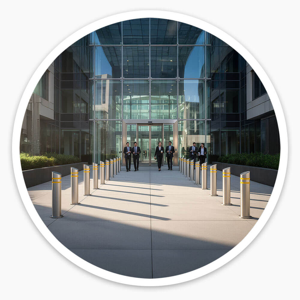 Stainless Steel Mitre Bollard